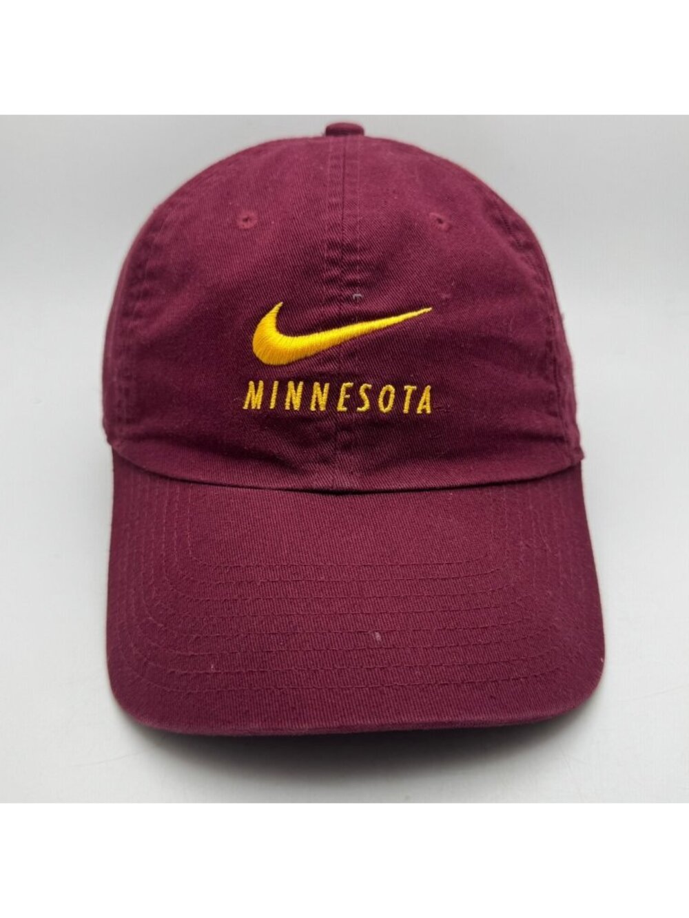 Nike Minnesota Golden Gophers Baseball Cap Hat Heritage86 Adjustable Maroon